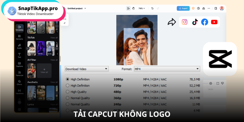 capcut-khong-logo-tai-voi-snaptik
